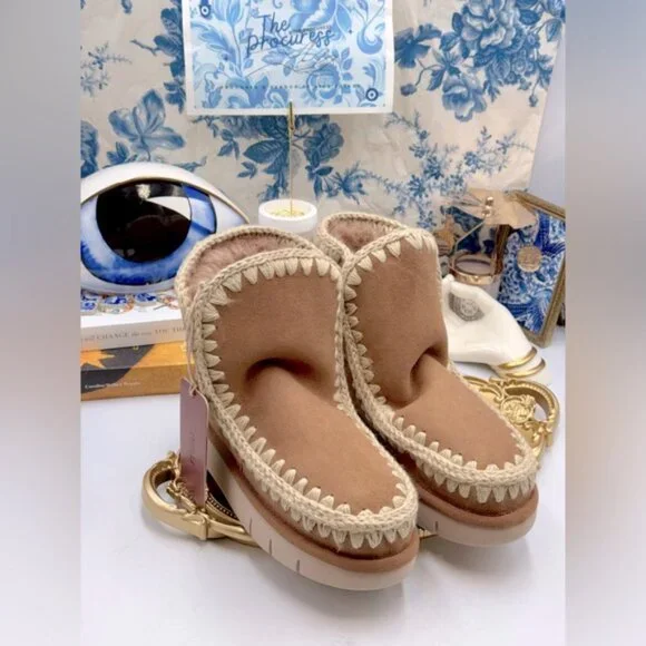 🆕 MOU 🧿 NWT WOB Cognac Eskimo 18 BOUNCE, Sz EU 37 - Picture 2 of 14